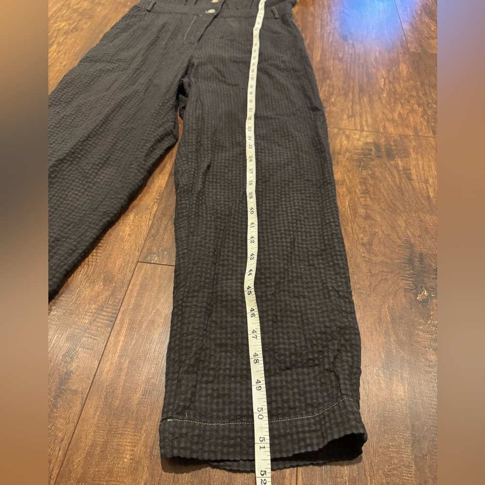 Urban Outfitters Gingham Collared Button-Front Jumpsuit | Medium - Picture 10 of 12